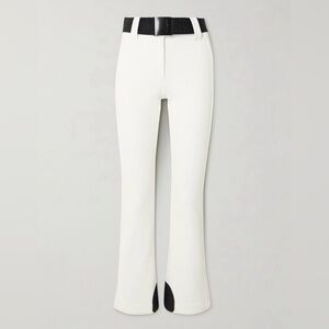 Stylish Authentic Goldbergh white belted ski pants